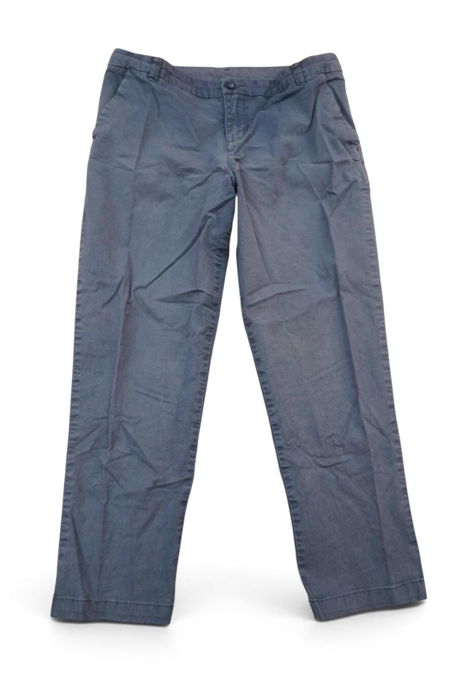 Patagonia Pants Womens 10 Blue Organic Cotton Twill Chino Straight Leg Pockets